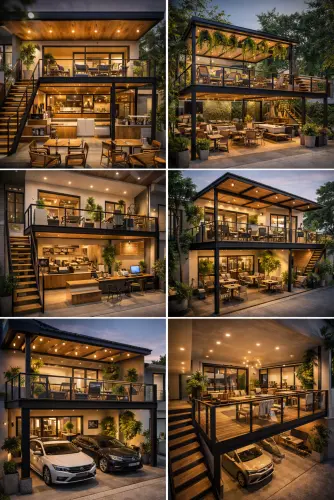 Mezannine Cafe Modern di Margahayu